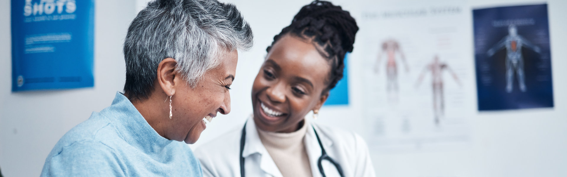 doctor talking to patient